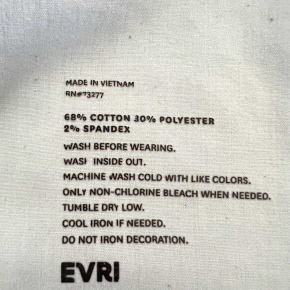 EVRY Women's Stretch Skinny Blue Denim Jeans Plus Size 24W High Rise Raw Hem - Picture 9 of 10